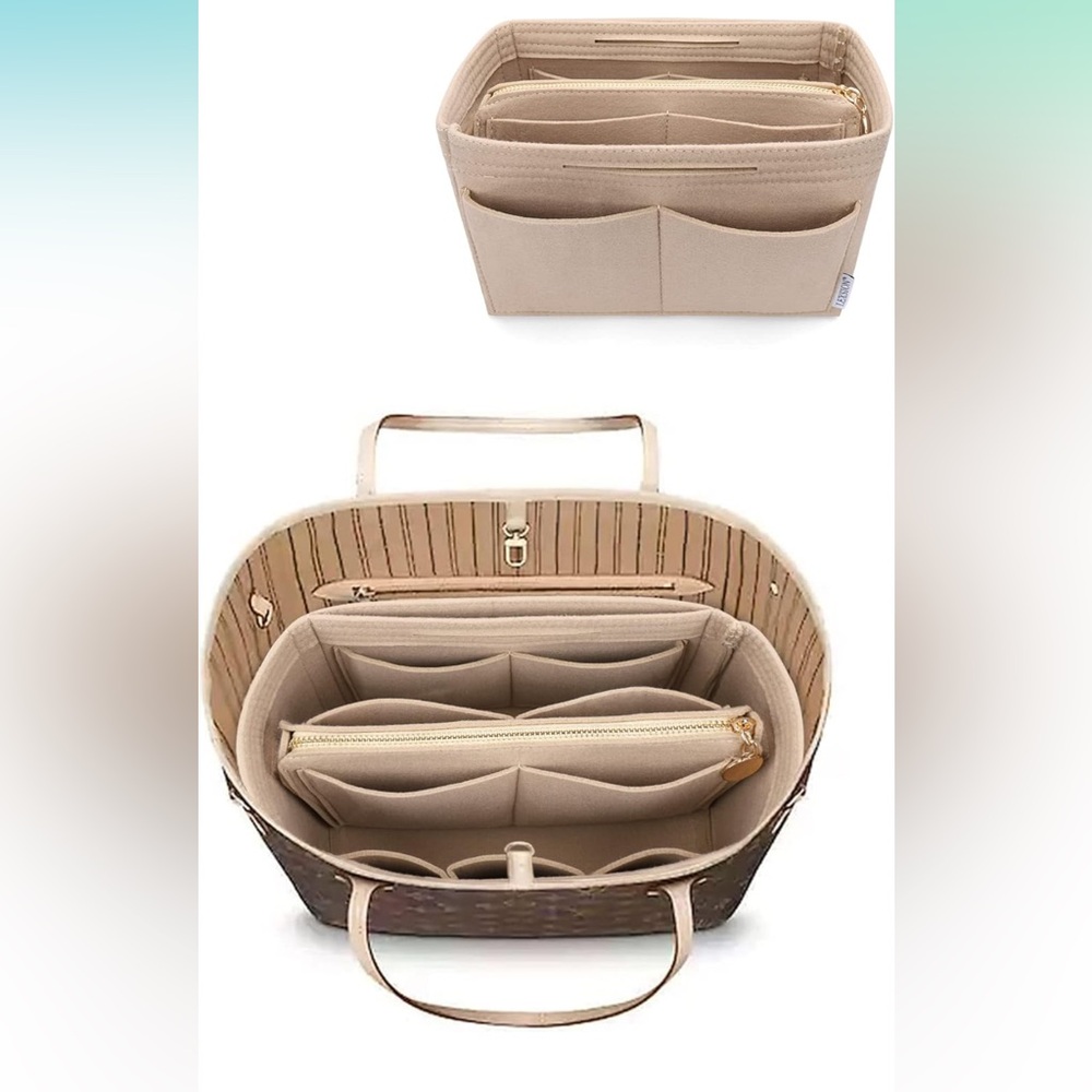 Beige Women's Bag Organizer